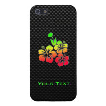 Fleurs tropicales lisses coques iPhone 5