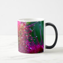 Fleurs vertes au néon de roses indien florales col tasse