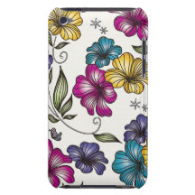 Fleurs vintages élégantes coques barely there iPod