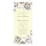 Fleurs vintages faire-parts