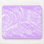 fleurs violettes tapis de souris