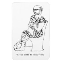 flexi-aimant avec la caricature tirée par la main magnets rectangulaires