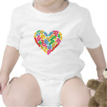 flip flops in heart shape bodies pour bébé