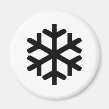 Flocon de neige aimants pour réfrigérateur