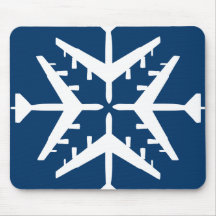 Flocon de neige des avions B-52 Tapis De Souris