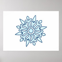 Flocon de neige poster