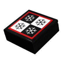 Flocons de neige d'art de bruit coffrets cadeaux