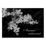 floral cartes de visite personnelles