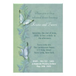 Floral en pastel de papillon - dîner de répétition invitations personnalisées