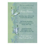 Floral en pastel de papillon - douche nuptiale faire-parts