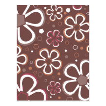 Floral Pattern Post Cards