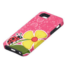 Floral rose ; Coccinelle iPhone 5 Case