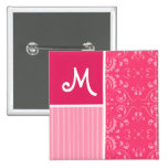 Floral rose lumineux pin's avec agrafe