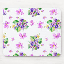 Floral savoureux tapis de souris