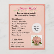 Florist_Promotion (insecte) Prospectus Personnalisés
