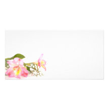 flower carte avec photo