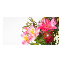 flower cartes avec photo