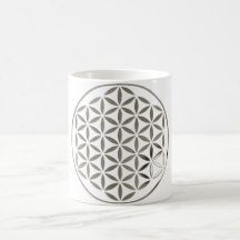 Flower Of LIFE 1 - Silver stamp Tasse À Café
