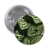 Flower power en vert et Brown Badge Avec Épingle