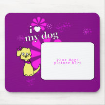 "Flower power" Kiley + Photo faite sur commande Mo Tapis De Souris