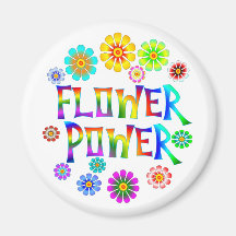 FLOWER POWER MAGNETS POUR RÉFRIGÉRATEUR