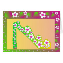 Flower power par Debbie Jensen Carte De Vœux