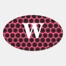 Flower power personnalisable adhésifs