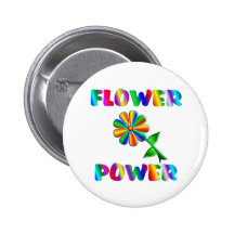 Flower power pin's avec agrafe