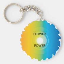 flower power porte-clef