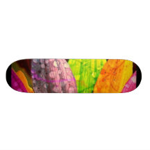 Flower power skateboard customisable