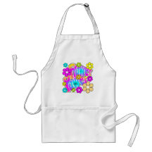 Flower power tablier