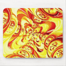 Flower power tapis de souris