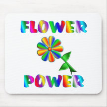 Flower power tapis de souris