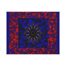 flowers, petit cheval, mer, océan, Pacifique, soun Toile Tendue Sur Châssis