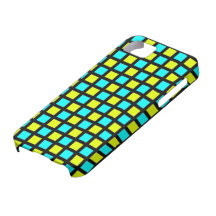 Fluo vert et bleu ajuste la couverture iPhone5 Coques iPhone 5