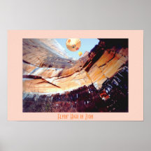 Flyin haut dans Zion Posters