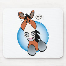 Foin de cheval de Brown ! Tapis De Souris
