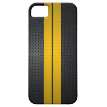 Folâtrez la caisse jaune de l'iPhone 5 de fibre de Coque Case-Mate iPhone 5