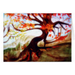 Fold carte `` Autumn Tree´´