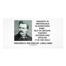 Folie de Nietzsche rare dans la citation de person Photocarte