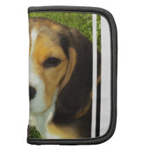 Folio de portefeuille de beagle organiseur