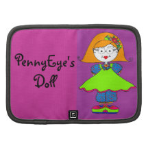 Folio de Rickshaw de la poupée de PennyEye Agendas Folio
