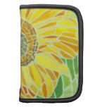 Folio de Rickshaw de mosaïque de tournesol Agenda