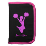 Folio rose de Smartphone de pom-pom girl Agendas Folio