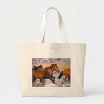 Fonctionnement de chevaux sac de toile