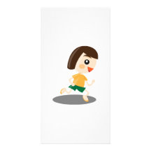 Fonctionnement de petite fille modèle pour photocarte