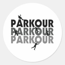 Fonctionnement libre de Parkour Autocollant