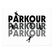 Fonctionnement libre de Parkour Cartes Postales