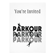 Fonctionnement libre de Parkour Faire-parts