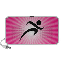 Fonctionnement rose haut-parleurs ordinateur portable